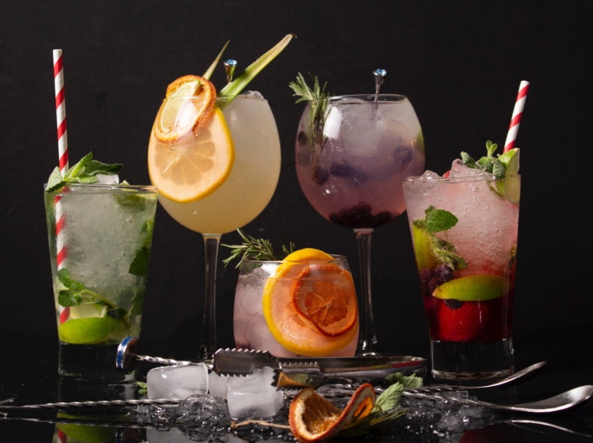 Drinki. Alkohol.