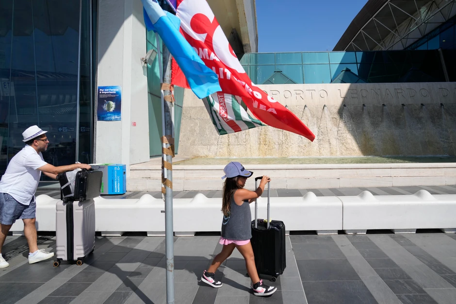 Štrajk u Italiji, otkazani letovi - aerodrom "Fjumićino" u Rimu