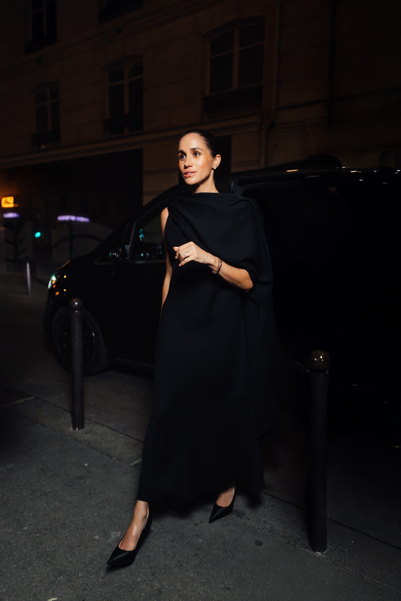 Meghan Markle na týždni módy v Paríži.