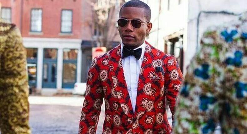 Man looking dapper in floral print