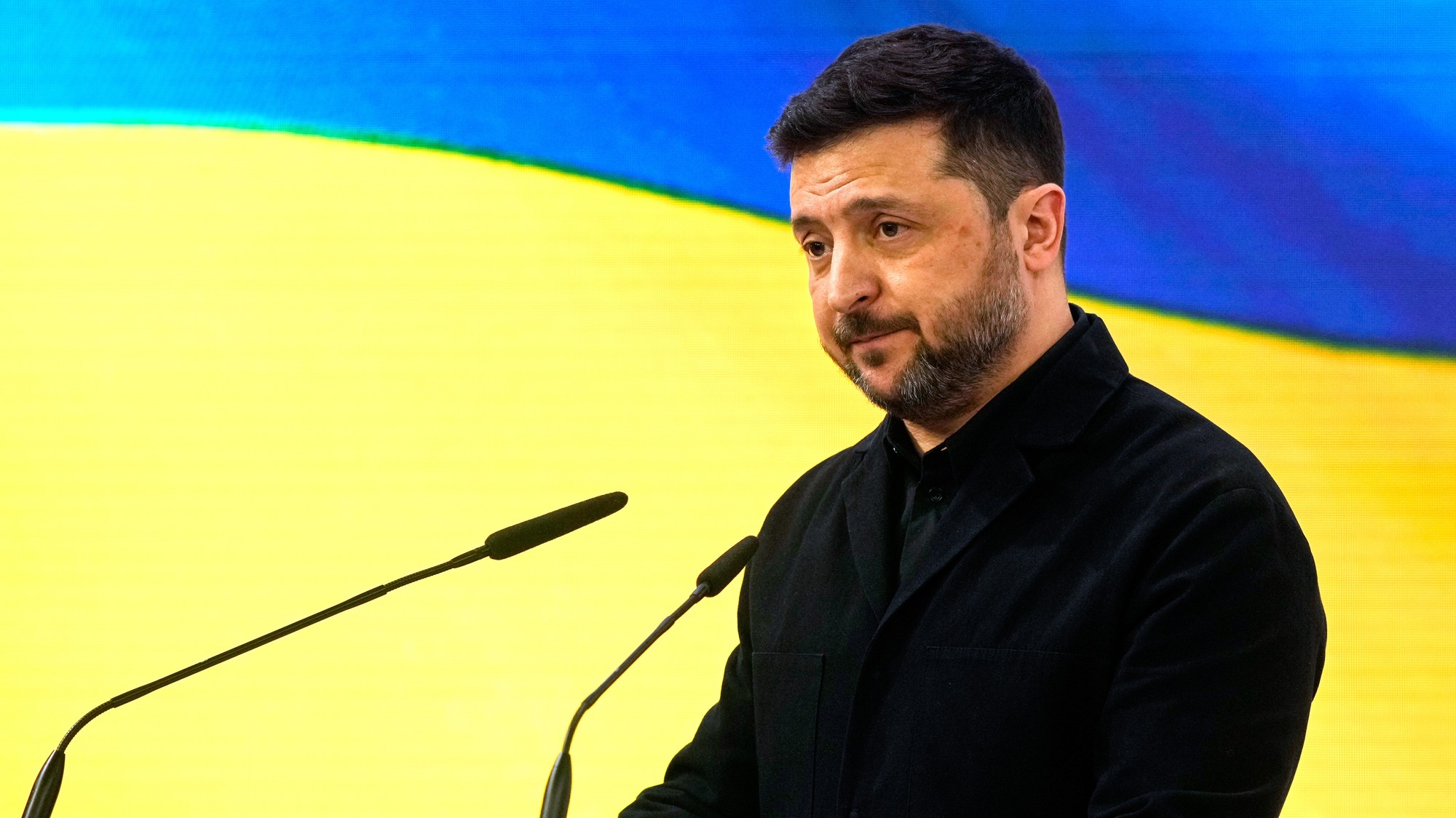 Ukrajinský prezident Volodymyr Zelenskyj. 