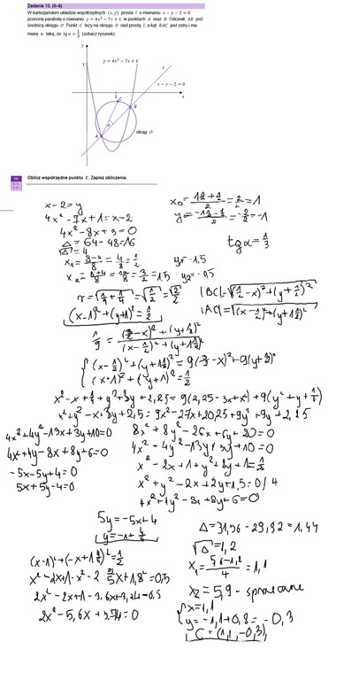 Matura 2023 — matematyka na poziomie rozszerzonym. Zadanie 13