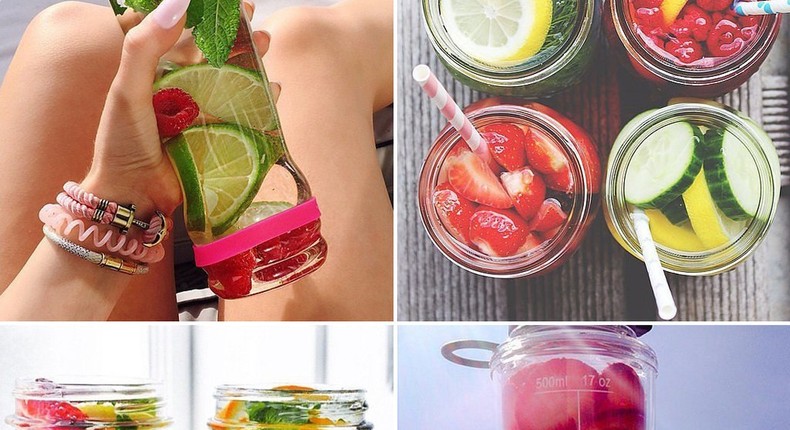 DIY fruit water recipes