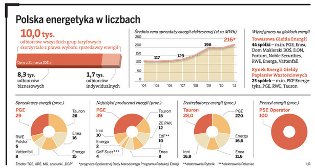 Polska energetyka w liczbach