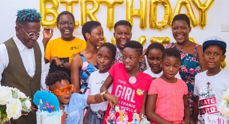 Shatta Wale hold birthday party for his daughter