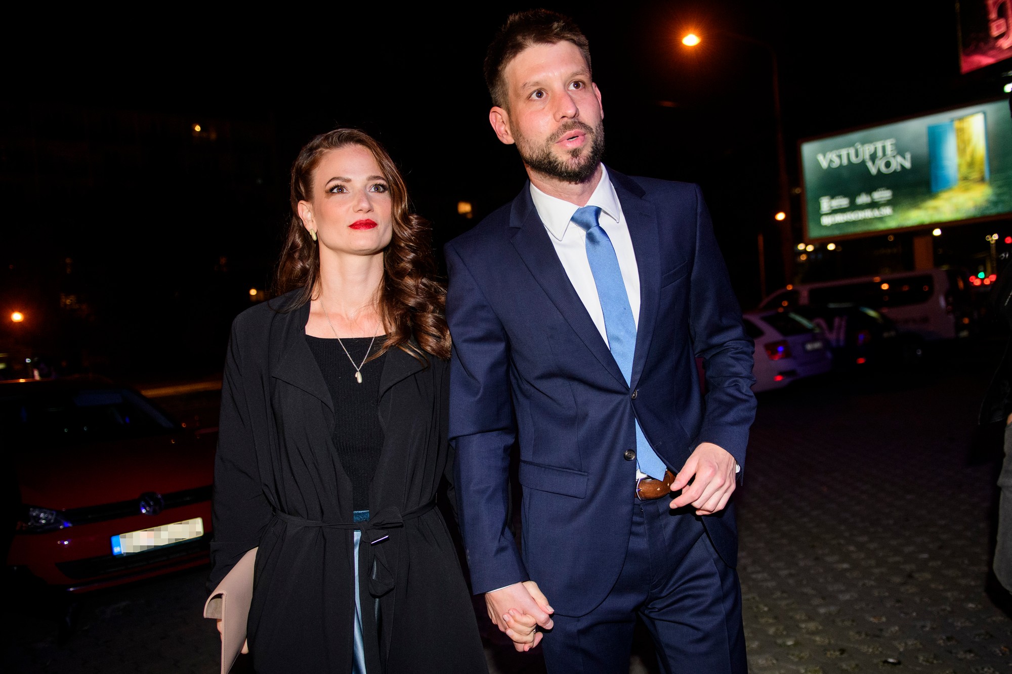 Michal Šimečka a jeho partnerka Soňa Ferienčíková.