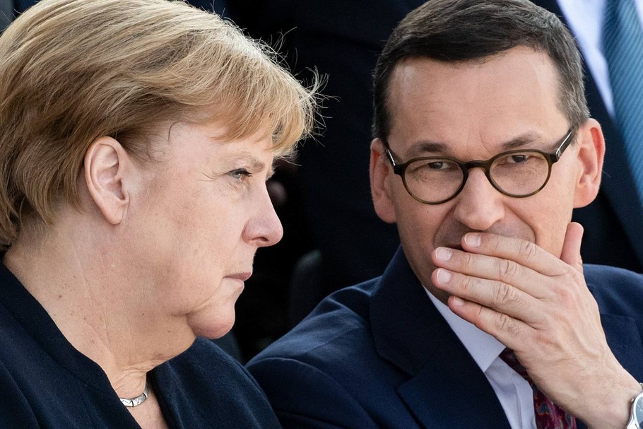 Kanclerz Angela Merkel i premier Mateusz Morawiecki, 1 września 2019 r., Warszawa