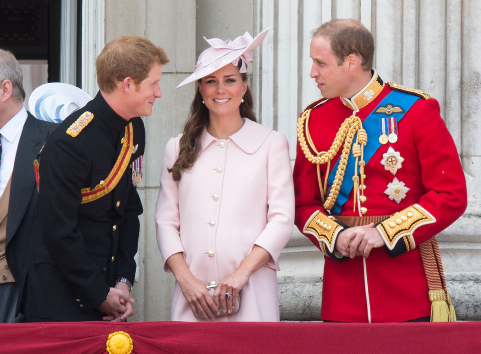 Harry, Kate i William