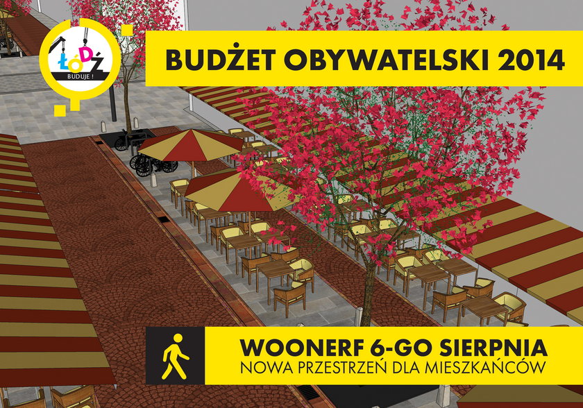 budowa podwórca na ul. 6 Sierpnia wizualizacja