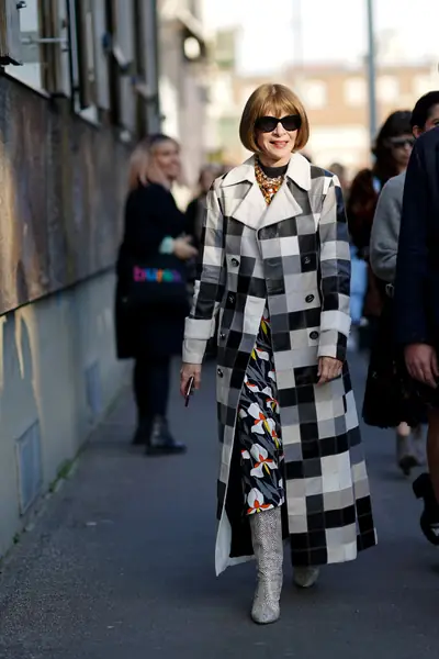 Anna Wintour, luty 2020, Włochy / Edward Berthelot / GettyImages 