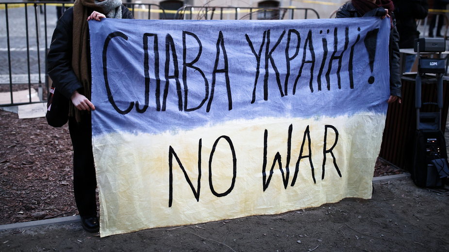 Krakowska demonstracja "Nigdy więcej wojny"