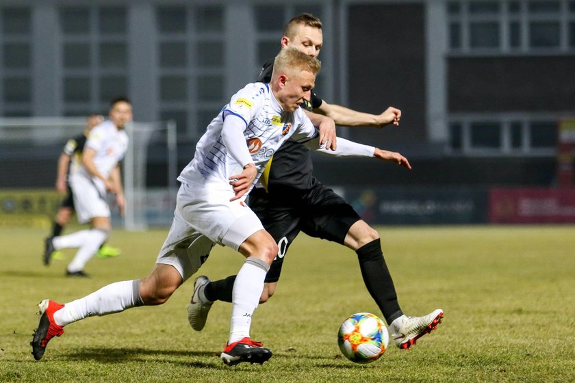 Pilka nozna. Fortuna I liga. GKS Jastrzebie - Odra Opole. 02.03.2019