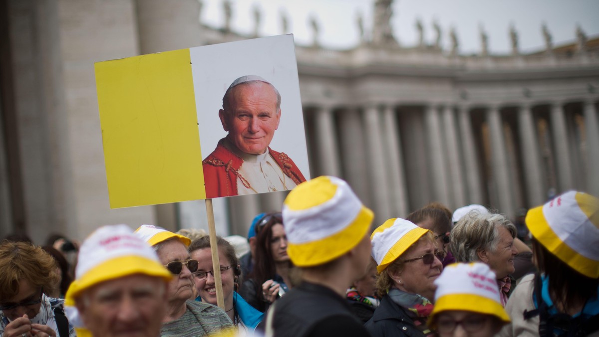 Karol Wojtyła Jan Paweł II kanonizacja pielgrzymi