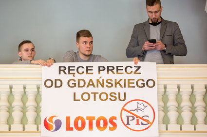 Jest projekt uchwały Sejmu wyrażający sprzeciw wobec połączenia Lotosu i Orlenu