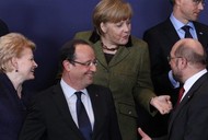 Unia Europejska Angela Merkel Francois Holland