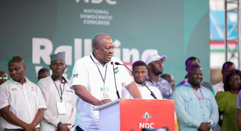 24-hour economy: Mahama says the NDC government will supply electricity at a lower cost.