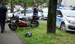 Obława we Włochach. Motocyklista ucieka w kajdankach