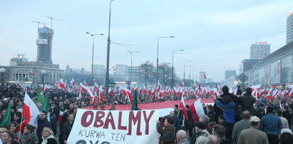 Nowa siła na prawicy. Co za transparent!