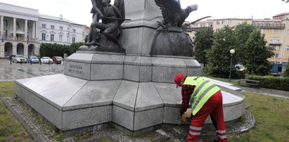 Pomnik Tadeusza Kościuszki w Warszawie zniszczony po raz drugi