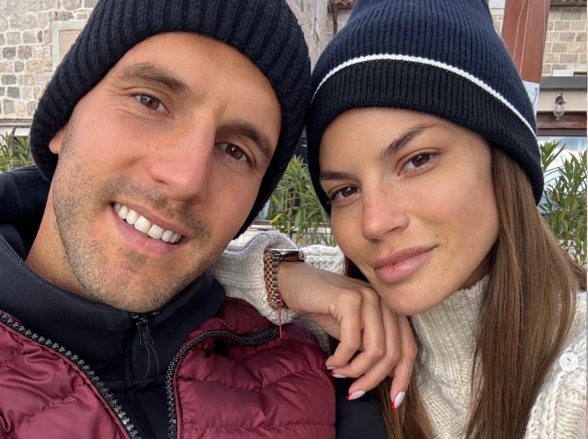 Danijela Dimitrovska sa dečkom Jevremom