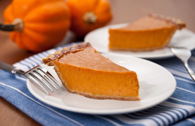 <b>Pumpkin pie</b><br />Ciasto z nadzieniem z dyni zjadane w Halloween w ogromnych ilościach