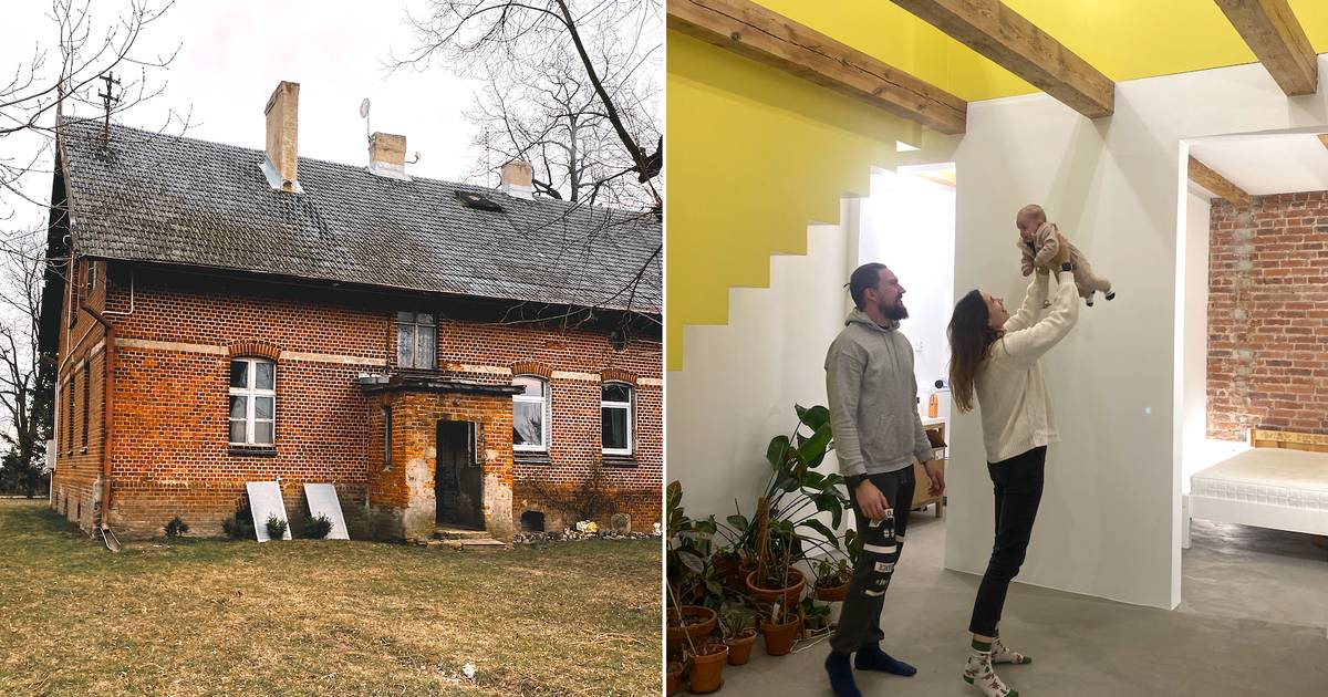 Para remontuje olbrzymi dom. Niemcy zostawili go z całym wyposażeniem