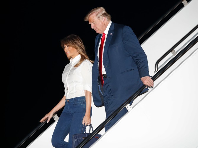 Melanija i Donald Tramp u Vašingtonu