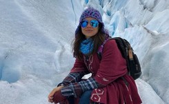 Kinga Rusin na lodowcu. Dziennikarka pokazuje 'Pocztówki z krańca świata'