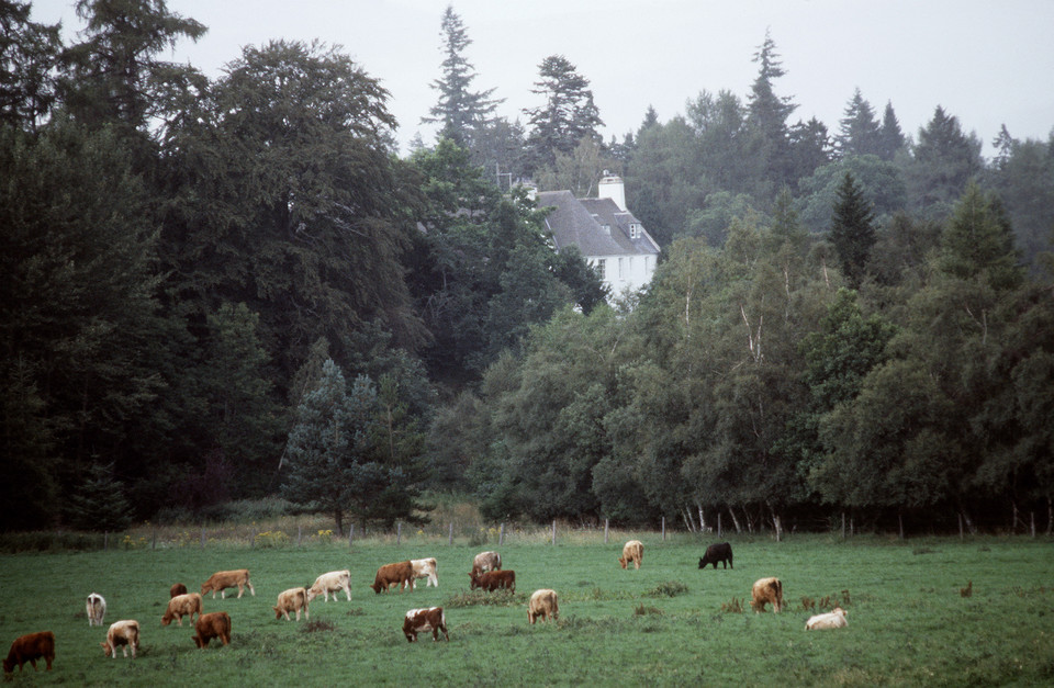 Rezydencje Birkhall otaczają pola, lasy i pagórki