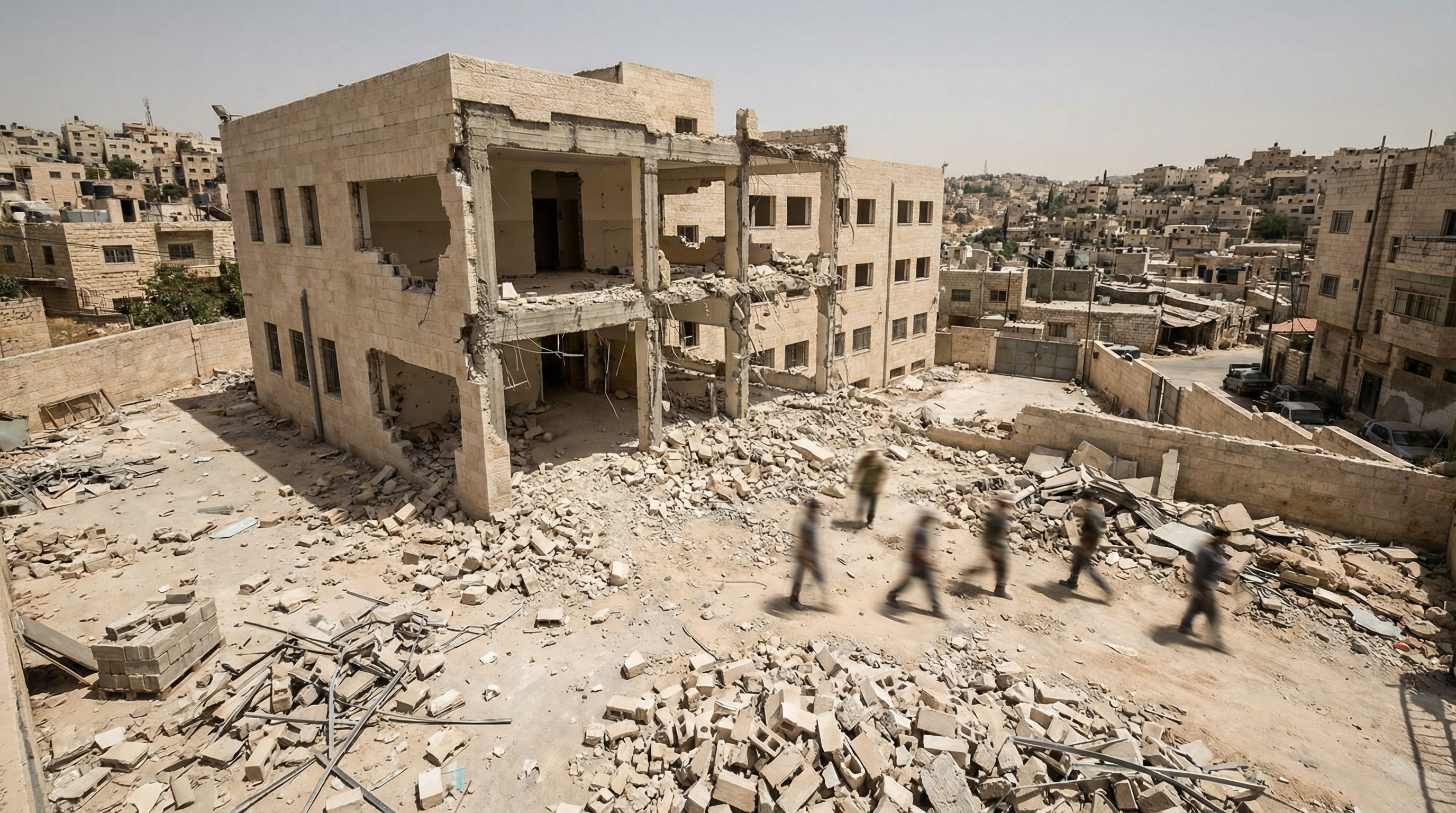 Israel stürmt UN-Hauptquartier in Ost-Jerusalem und reißt Gebäude ab