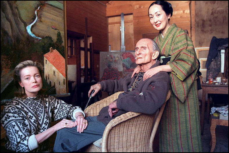 Balthus z żoną Setsuko