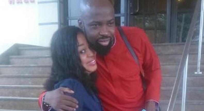 Audu Maikori with a fan at the WIMBIZ Conference