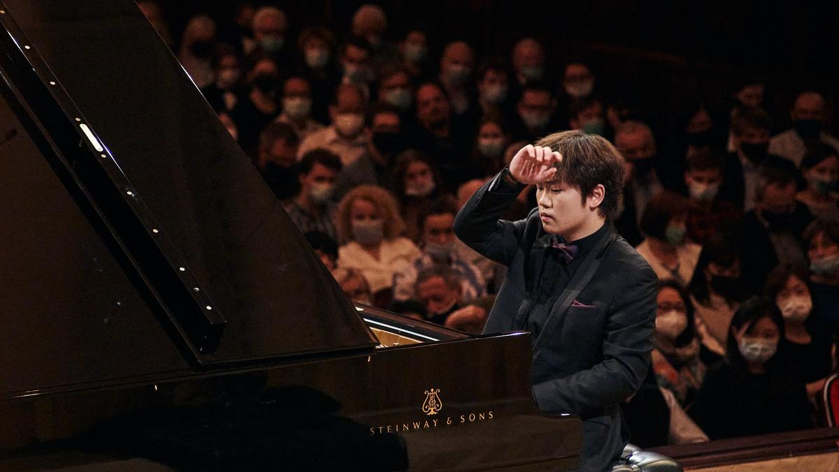 Hao Rao (Chiny), finalista XVIII Konkursu Chopinowskiego, podczas eliminacji