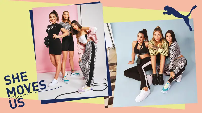 Joanna Jędrzejczyk, Karolina Gilon, Carla Fernandes - polskie ambasadorki akcji PUMA She Moves Us