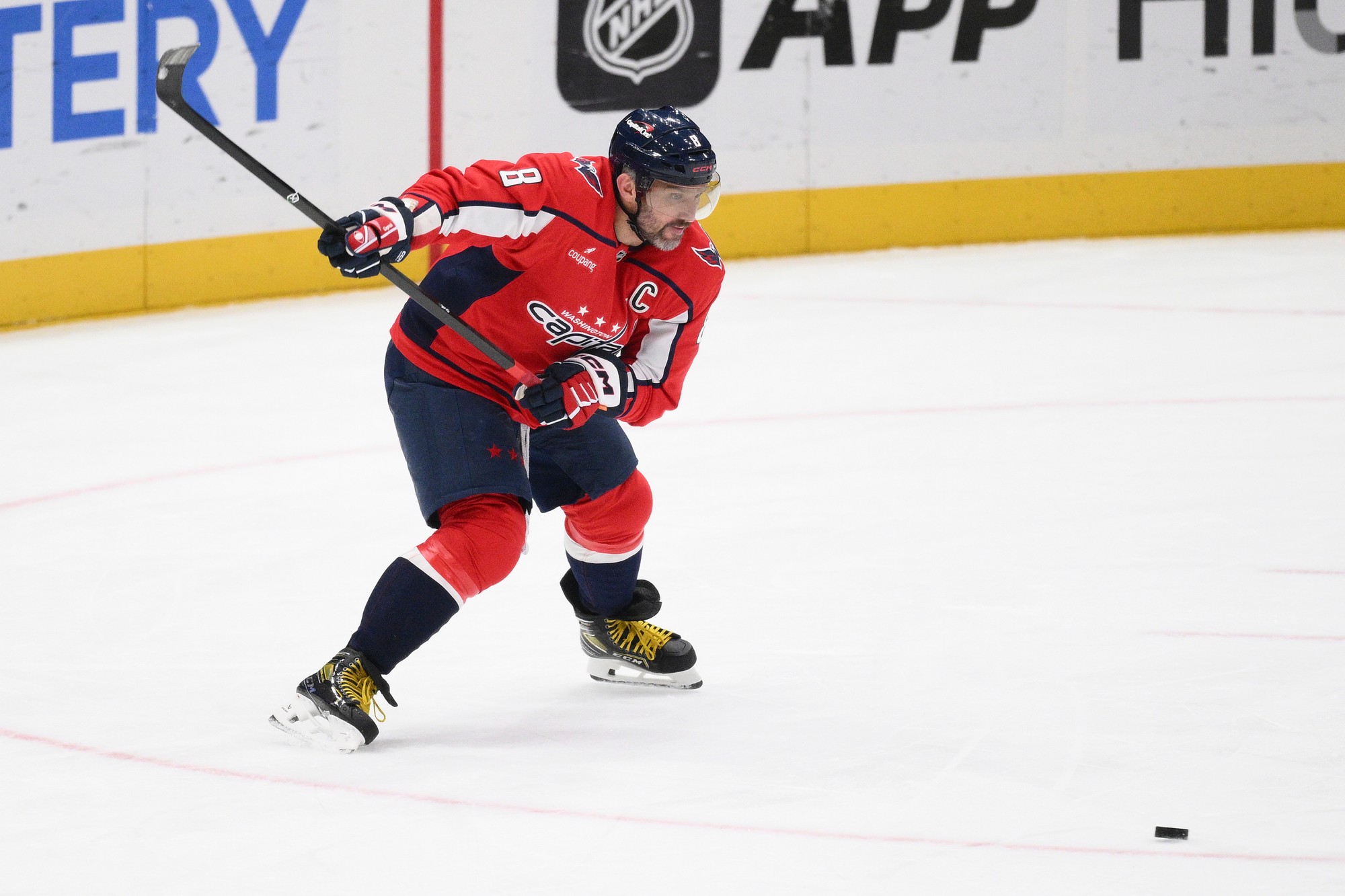 Ruský hokejista Alexander Ovečkin (Washington Capitals).