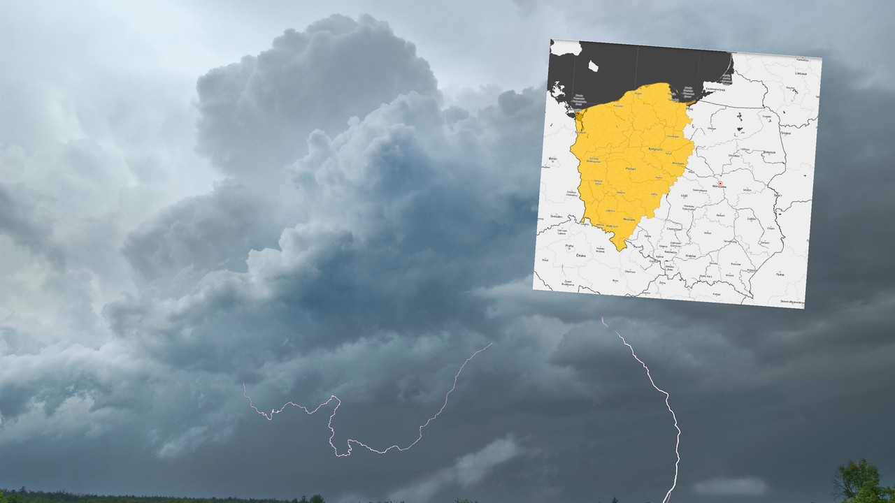 Sześć województw zagrożonych groźną pogodą. IMGW wydał ostrzeżenia