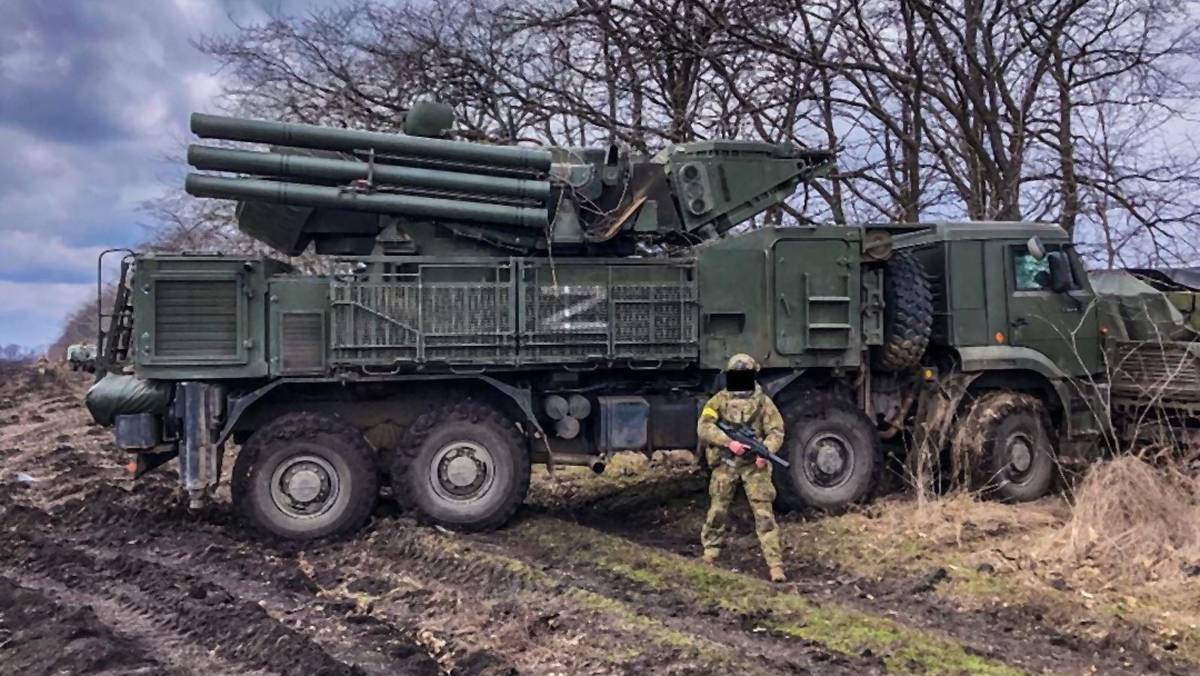 Pancyr-S1 przechwycony przez ukraińską armię
