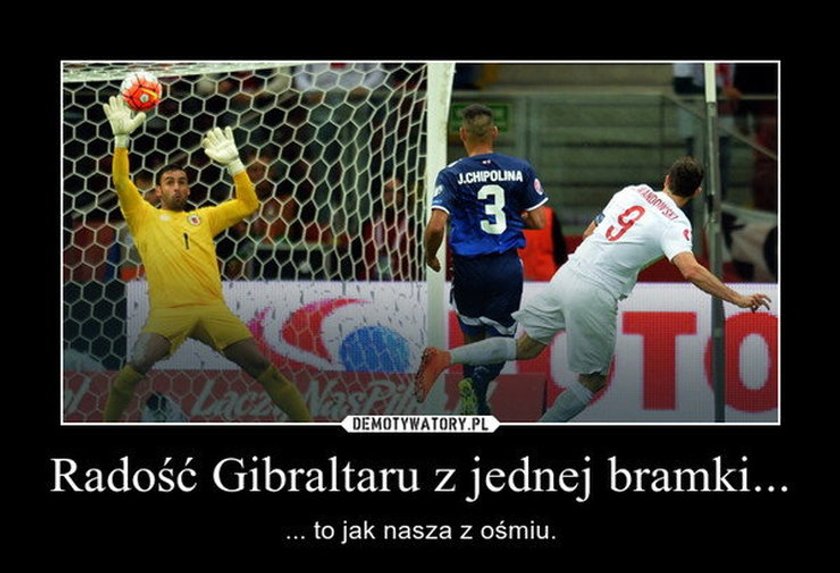 Memy po meczu Polska - Gibraltar 8:1. Galeria