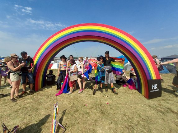 Marsz Równości na Pol'and'Rock Festivalu