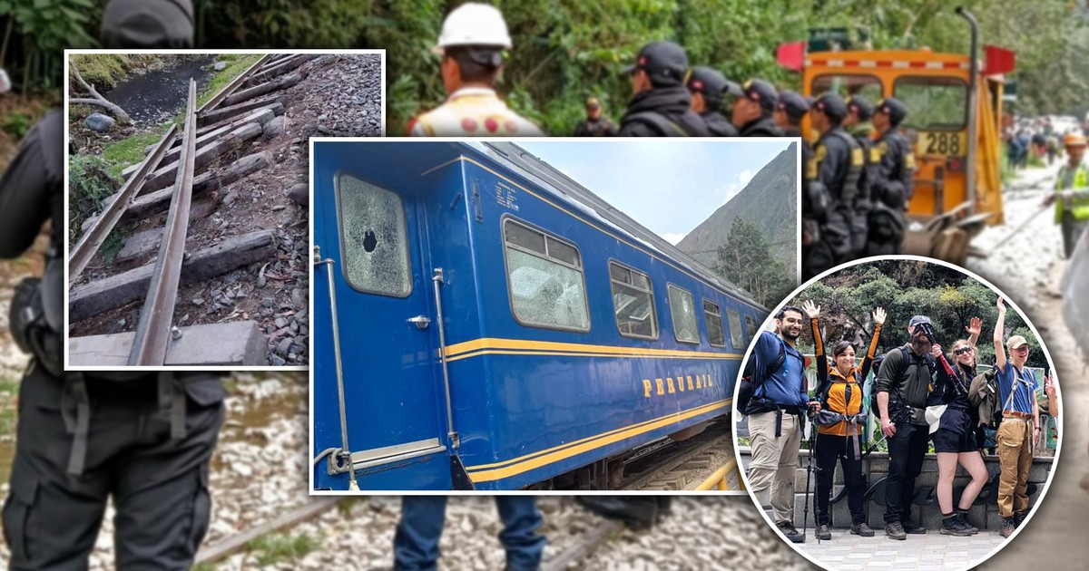 700 turystów utknęło w pobliżu słynnej atrakcji. Mieszkańcy ustawili skały na torach