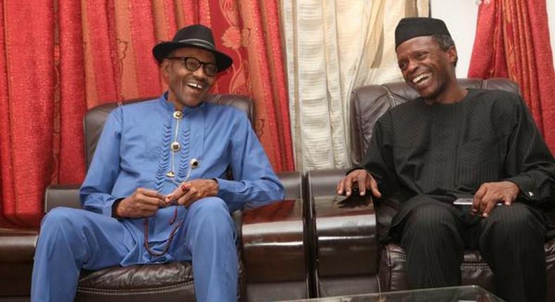 President Muhammadu Buhari and Vice President Yemi Osinbajo.