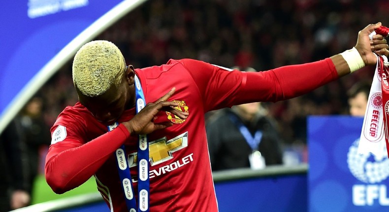 Man United Paul Pogba dab (today's sports news)