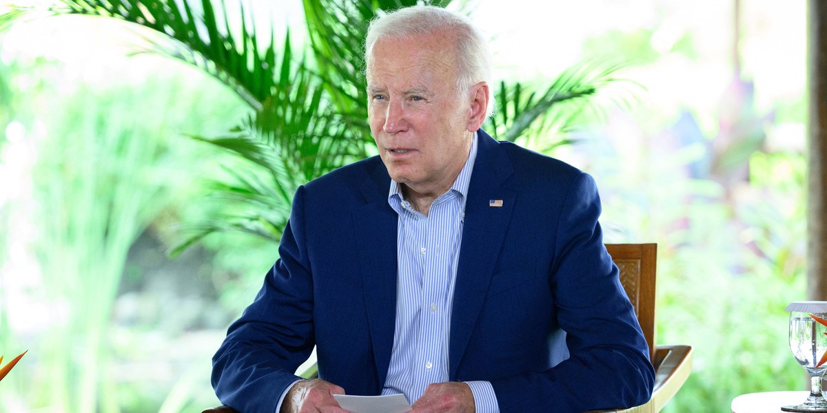 Prezydent USA Joe Biden.