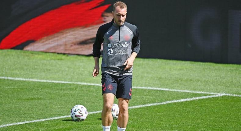 Eriksen de retour à l'entrainement dans son club d'enfance au Danemark