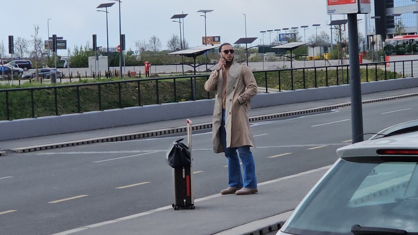 Dragi Gudelj na aerodromu