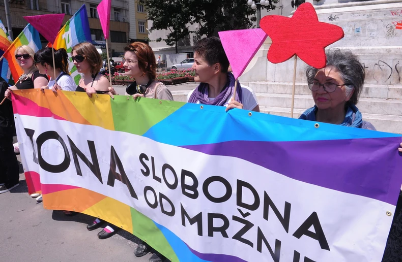 Skup na Trgu republike