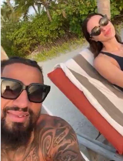 Kevin Prince Boateng and girlfriend