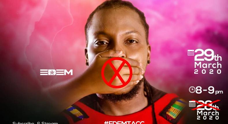 The Anticorona Concert: Edem to hold free online concert March 29