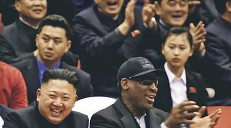Észak-Korea diktátorával szórakozott Rodman