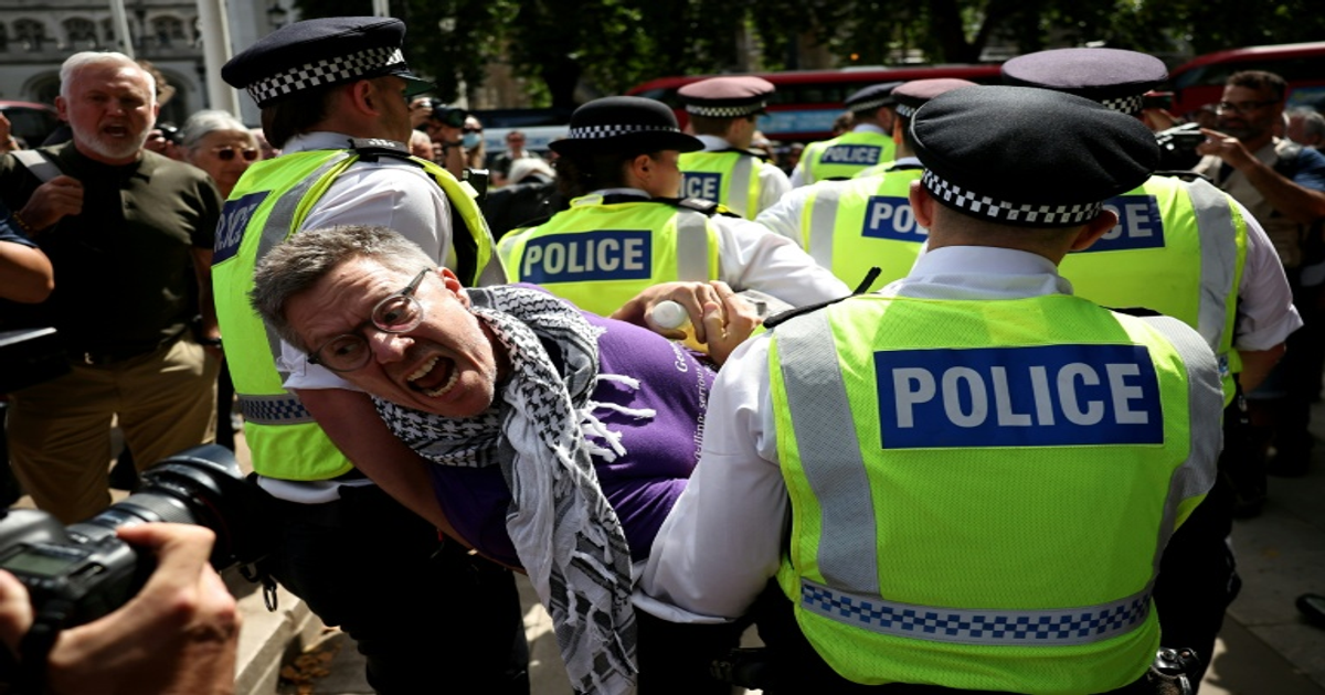 Londres-200-arrestations-Palestine-Action